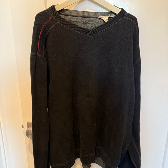 Black Tommy Bahama Relax Men's XL Sweatshirt - Picture 1 of 3